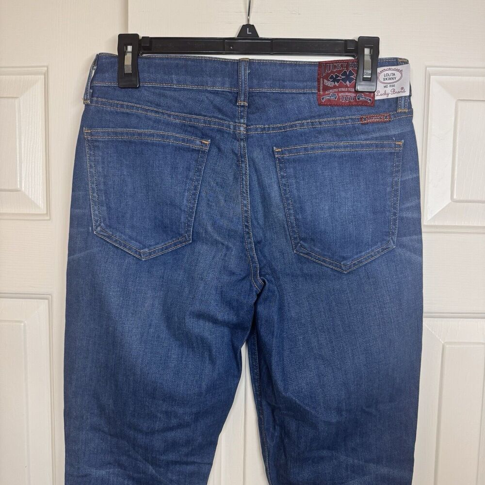 NEW Lucky Brand Jeans Lolita Skinny Women's Size 4/27 Mid-Rise Denim Classic - Picture 6 of 8